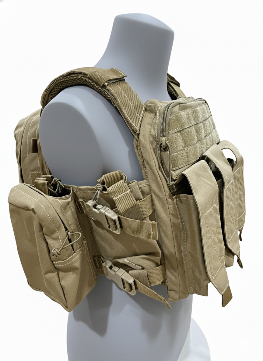 MPC V3 Micro Plate Carrier Coyote- Lightweight | Specter Defense-Adjustable-Takes 10x12 plates
