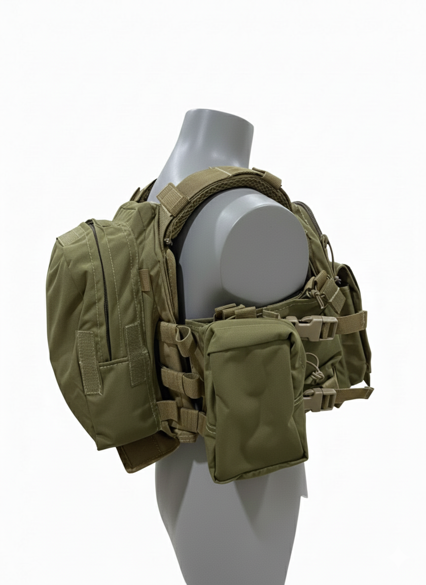 MPC V3 -Micro Plate Carrier Green- Lightweight Carrier | Specter Defense-Adjustable-Takes 10x12 plates