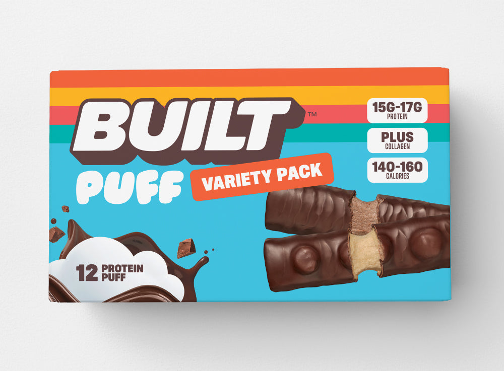 BUILT Puff  Protein Bar 12ct Mixed Box